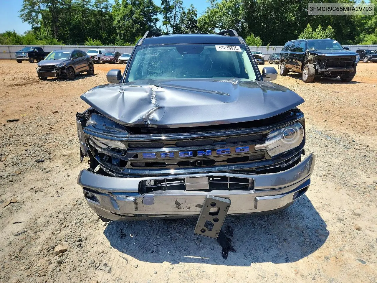 2021 Ford Bronco Sport Outer Banks VIN: 3FMCR9C65MRA29793 Lot: 61226576