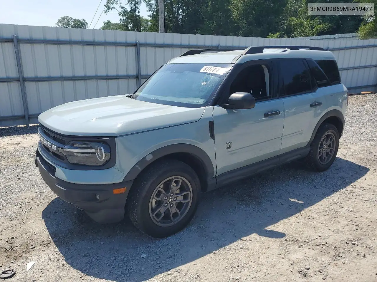 2021 Ford Bronco Sport Big Bend VIN: 3FMCR9B69MRA19477 Lot: 61774506