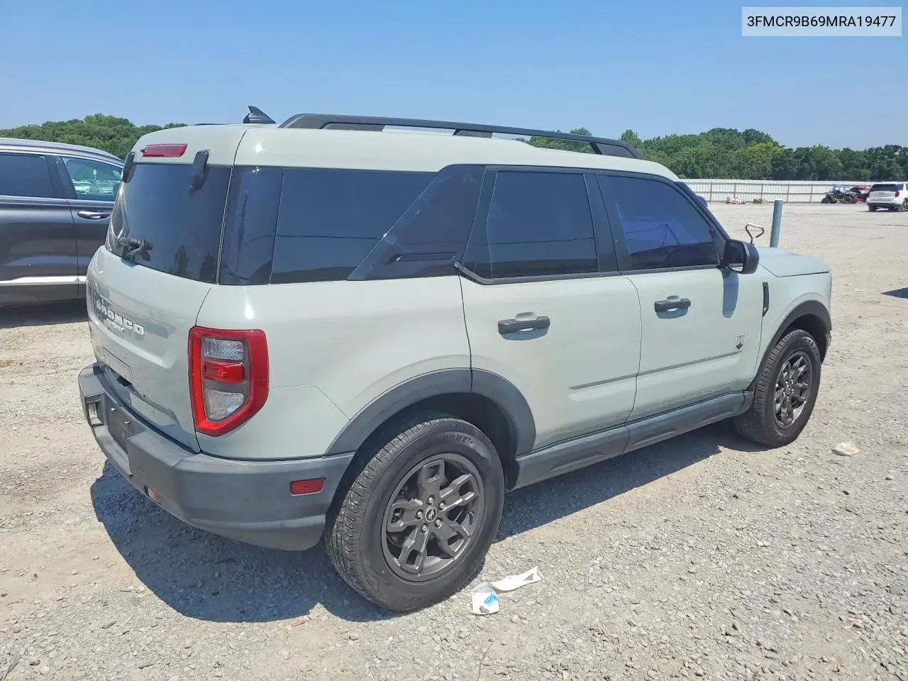 2021 Ford Bronco Sport Big Bend VIN: 3FMCR9B69MRA19477 Lot: 61774506