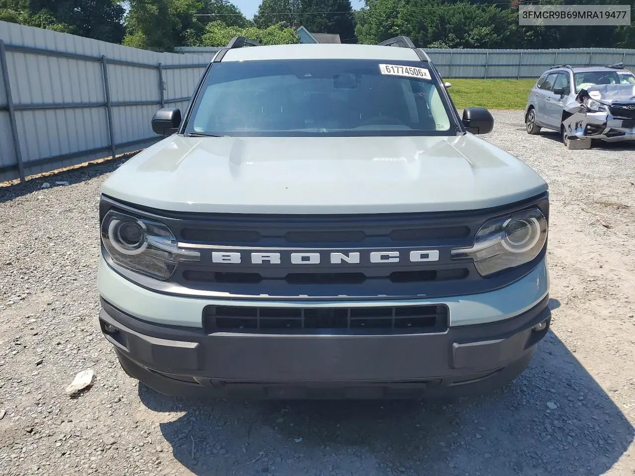 2021 Ford Bronco Sport Big Bend VIN: 3FMCR9B69MRA19477 Lot: 61774506