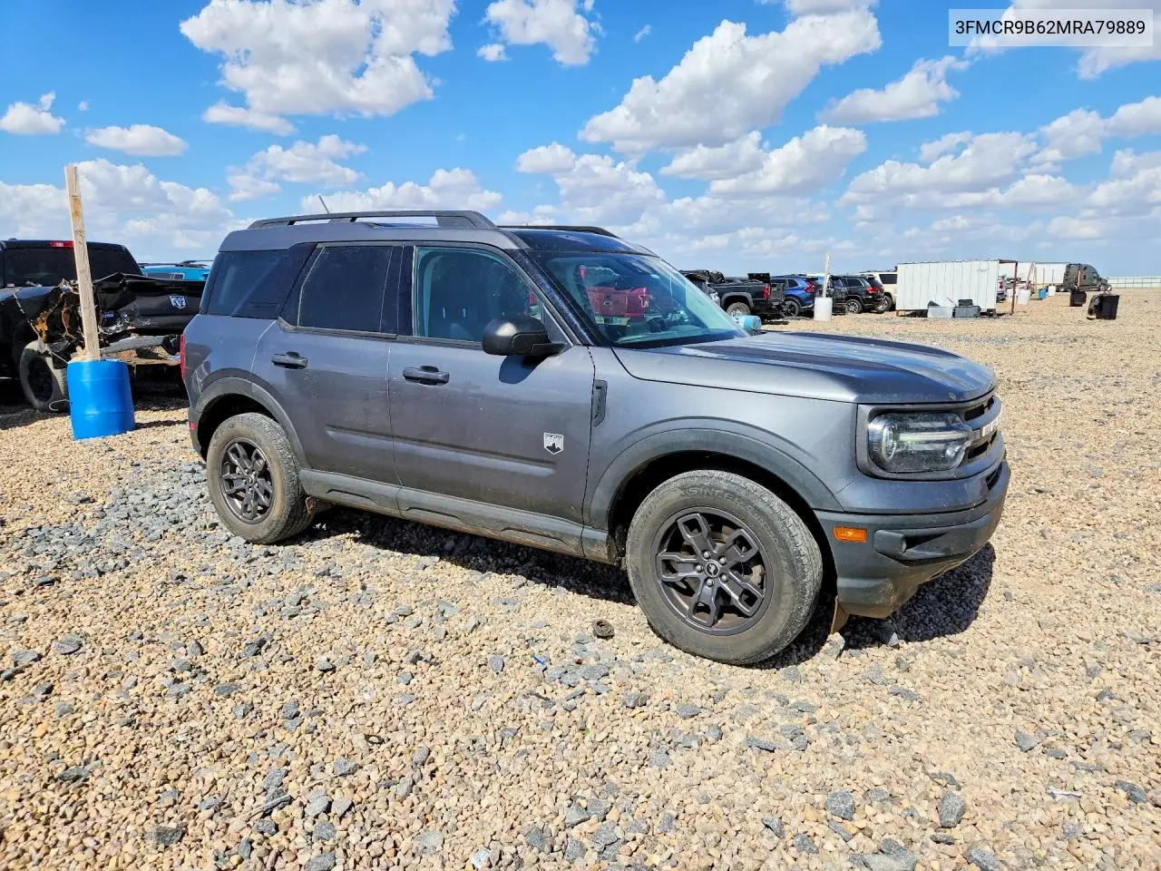 2021 Ford Bronco Sport Big Bend VIN: 3FMCR9B62MRA79889 Lot: 61794156