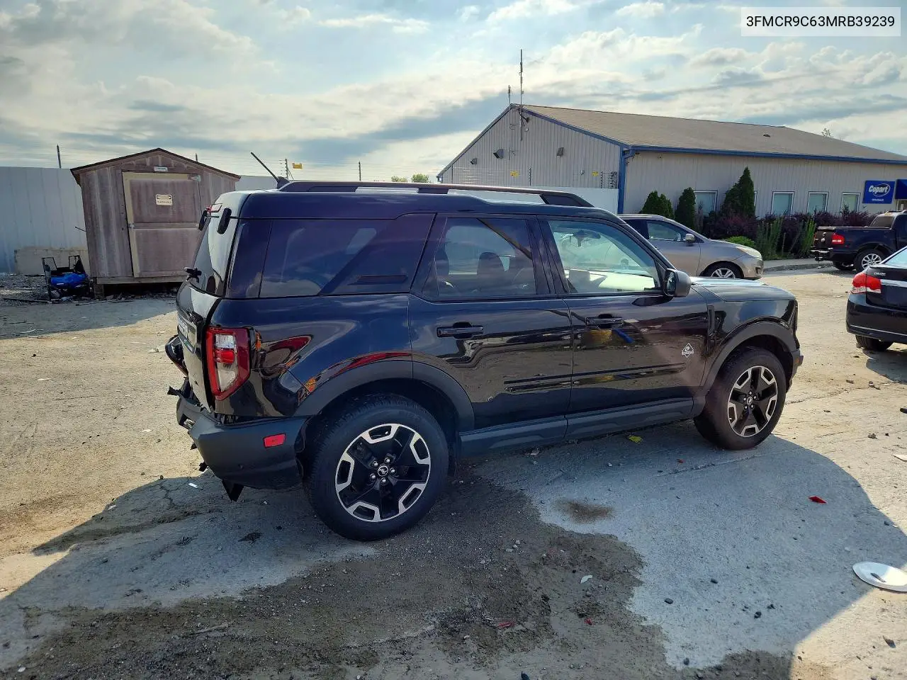 2021 Ford Bronco Sport Outer Banks VIN: 3FMCR9C63MRB39239 Lot: 61963556