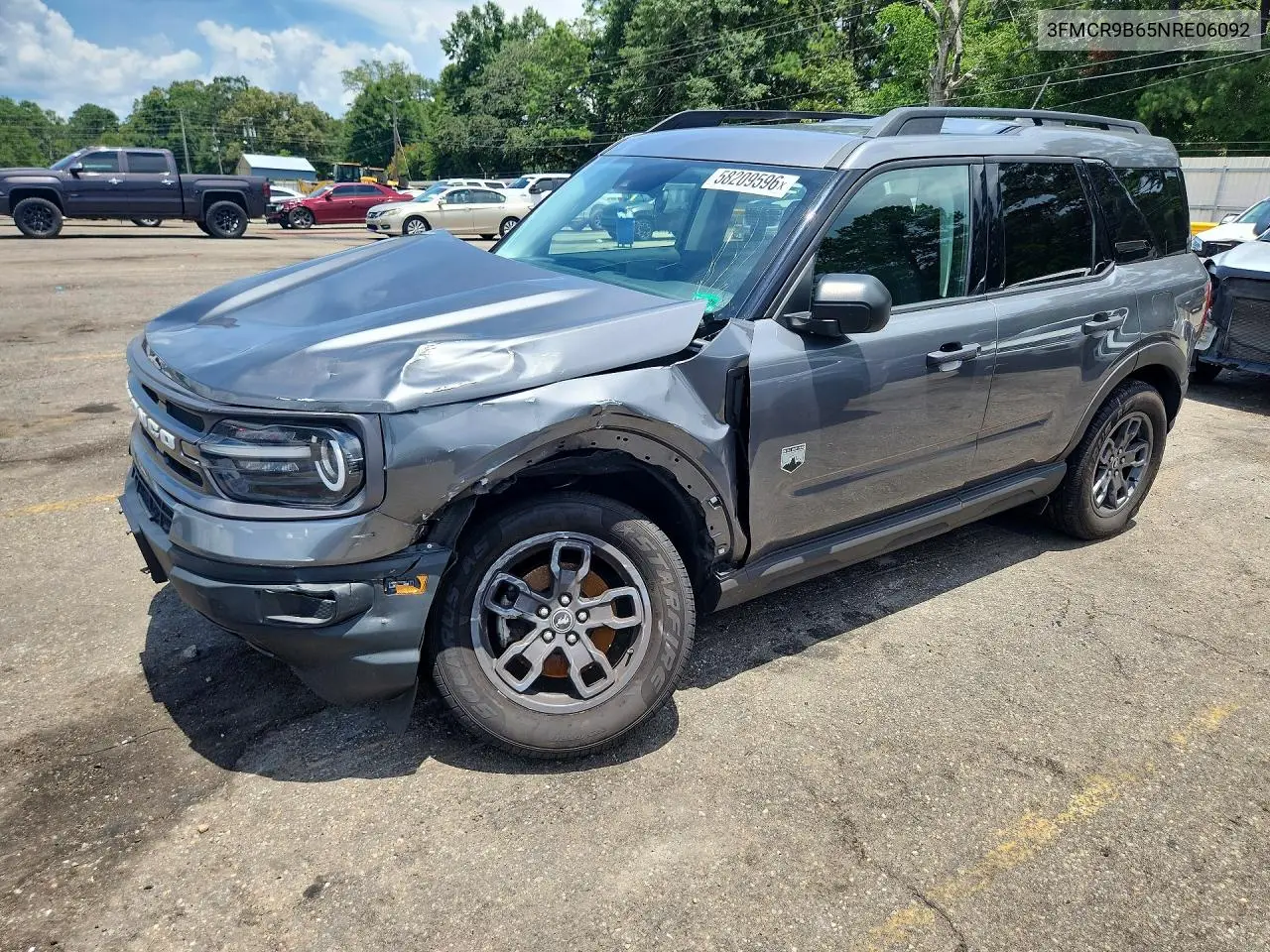 2022 Ford Bronco Sport Big Bend VIN: 3FMCR9B65NRE06092 Lot: 58209596