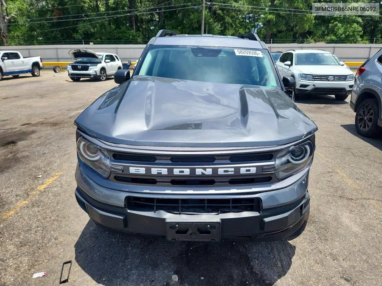 2022 Ford Bronco Sport Big Bend VIN: 3FMCR9B65NRE06092 Lot: 58209596