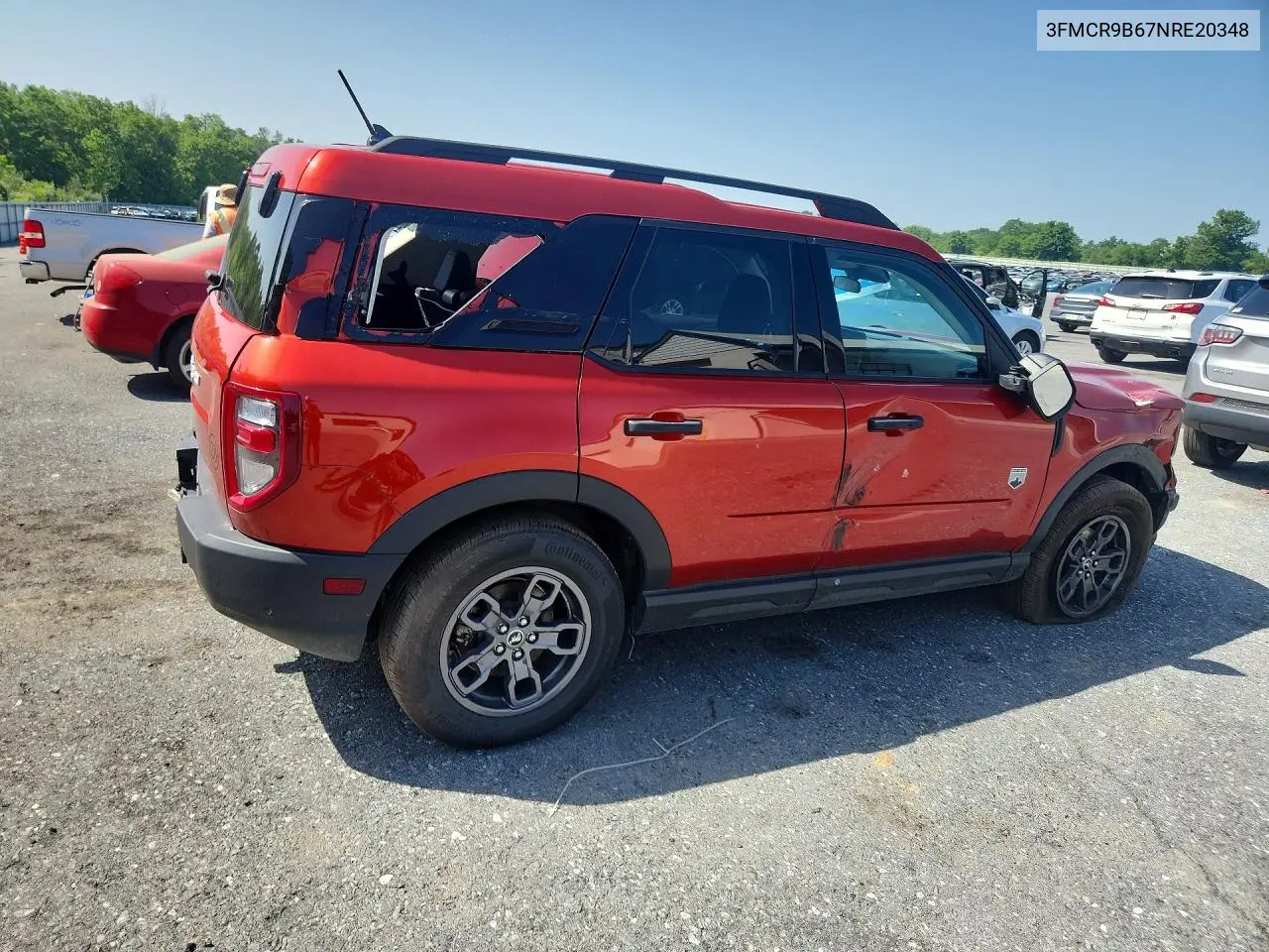 2022 Ford Bronco Sport Big Bend VIN: 3FMCR9B67NRE20348 Lot: 59258096