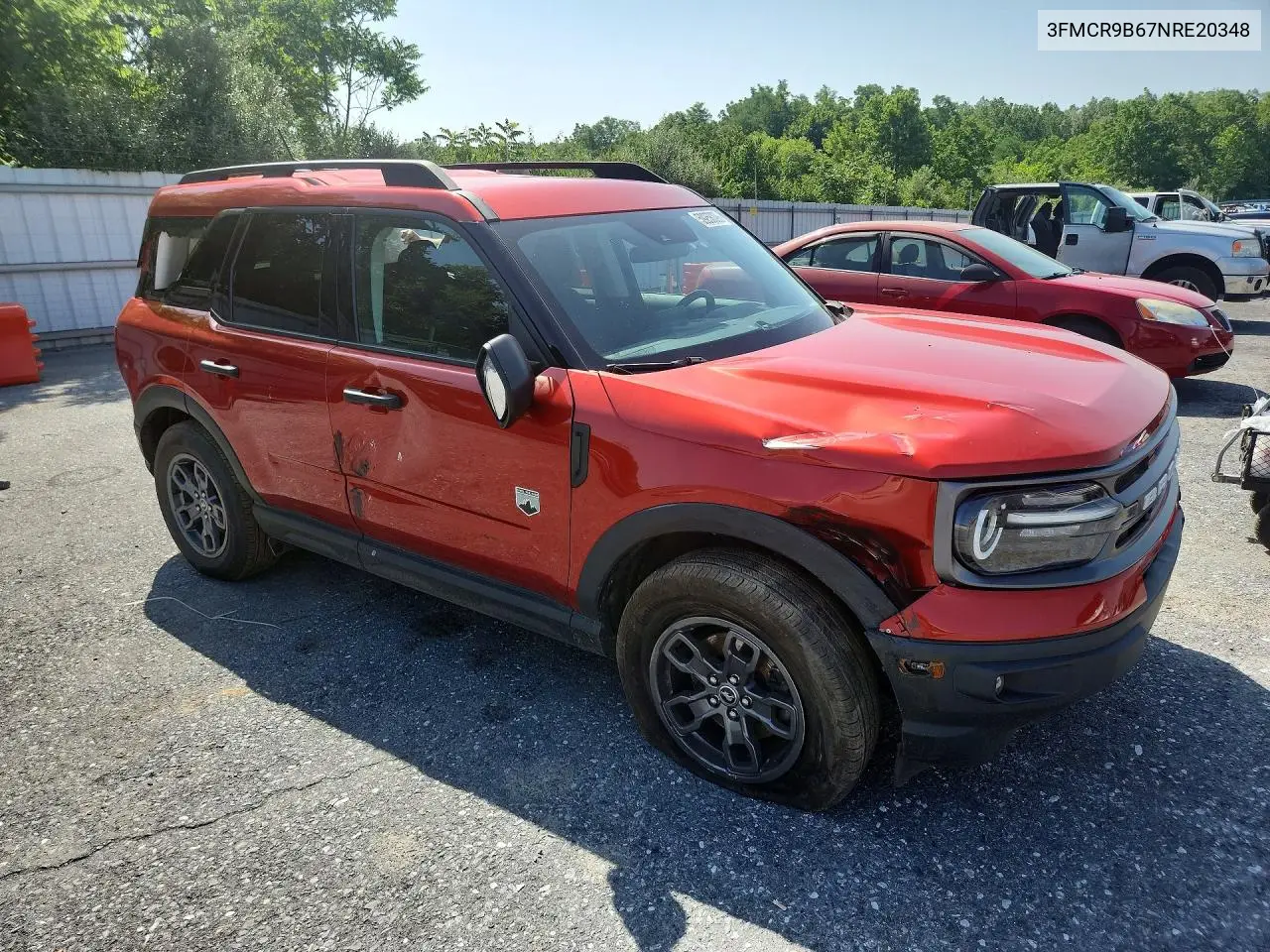 2022 Ford Bronco Sport Big Bend VIN: 3FMCR9B67NRE20348 Lot: 59258096