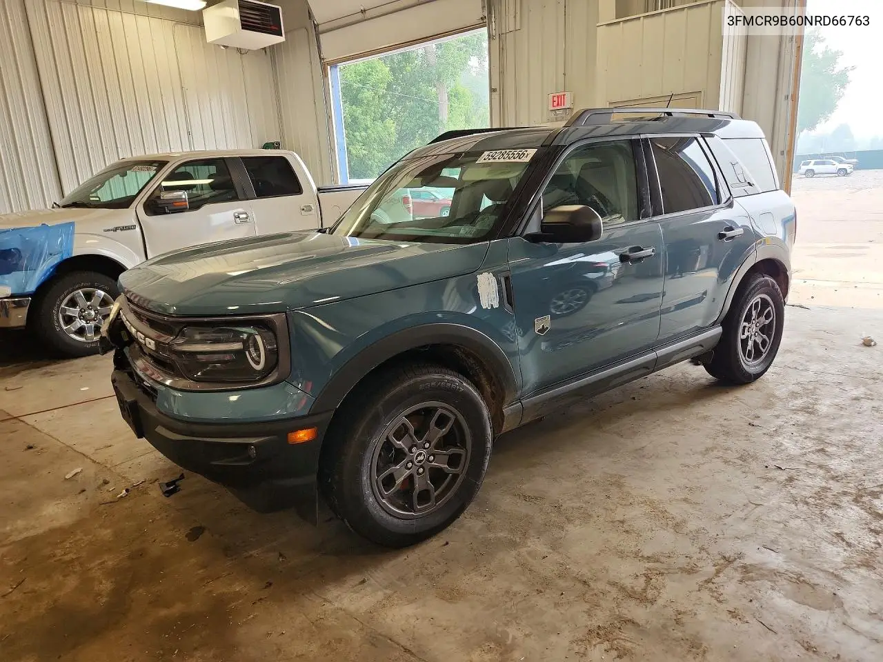 2022 Ford Bronco Sport Big Bend VIN: 3FMCR9B60NRD66763 Lot: 59285556