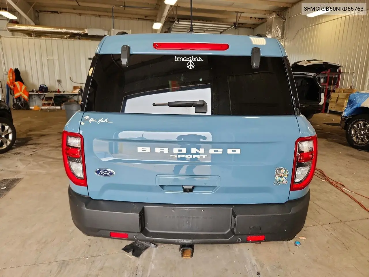 2022 Ford Bronco Sport Big Bend VIN: 3FMCR9B60NRD66763 Lot: 59285556