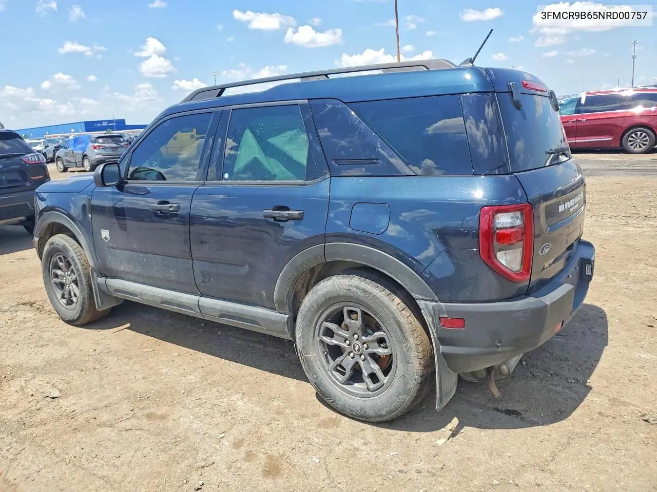 2022 Ford Bronco Sport Big Bend VIN: 3FMCR9B65NRD00757 Lot: 59662326