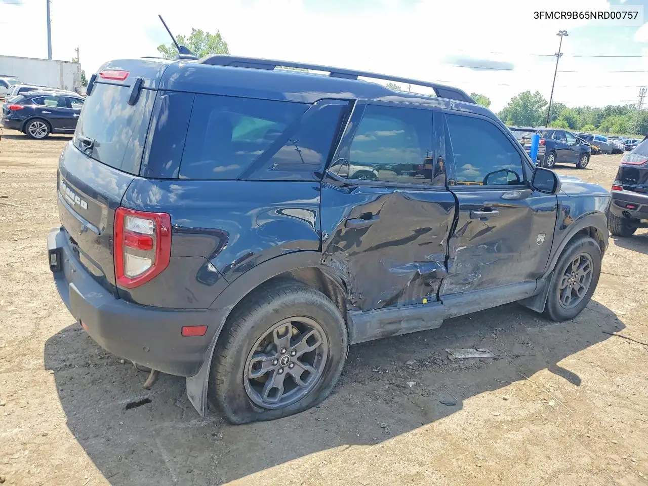 2022 Ford Bronco Sport Big Bend VIN: 3FMCR9B65NRD00757 Lot: 59662326