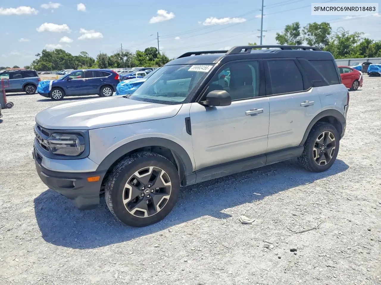 2022 Ford Bronco Sport Outer Banks VIN: 3FMCR9C69NRD18483 Lot: 59990456