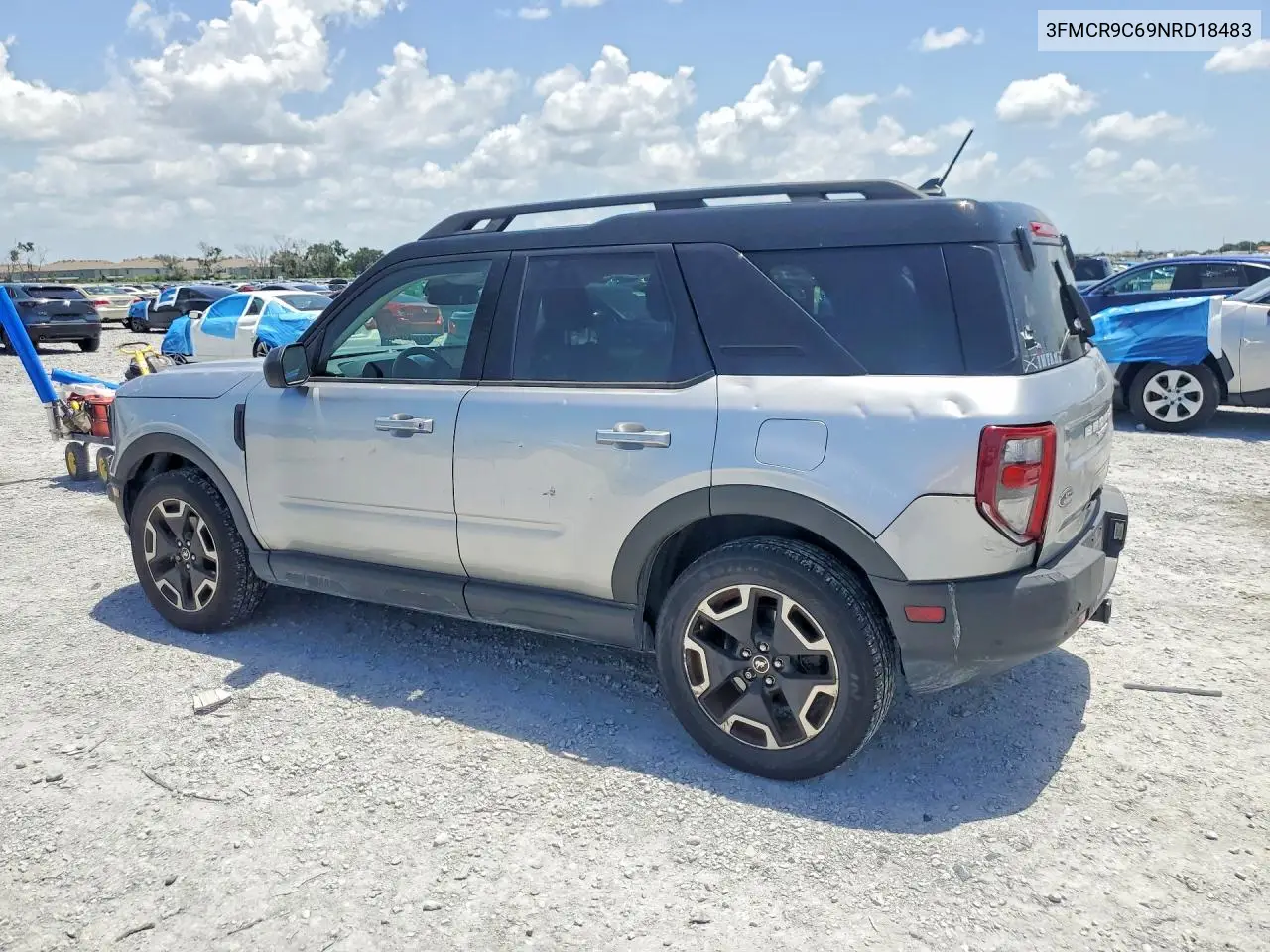 2022 Ford Bronco Sport Outer Banks VIN: 3FMCR9C69NRD18483 Lot: 59990456