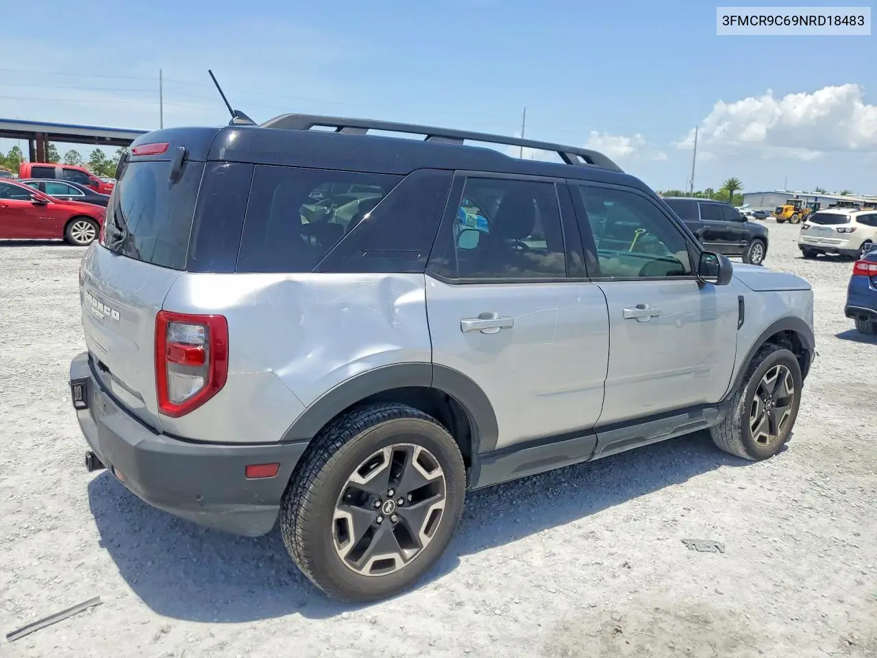 2022 Ford Bronco Sport Outer Banks VIN: 3FMCR9C69NRD18483 Lot: 59990456