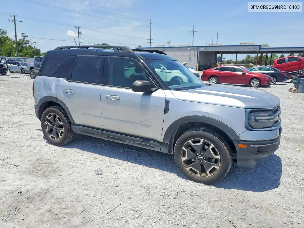 2022 Ford Bronco Sport Outer Banks VIN: 3FMCR9C69NRD18483 Lot: 59990456