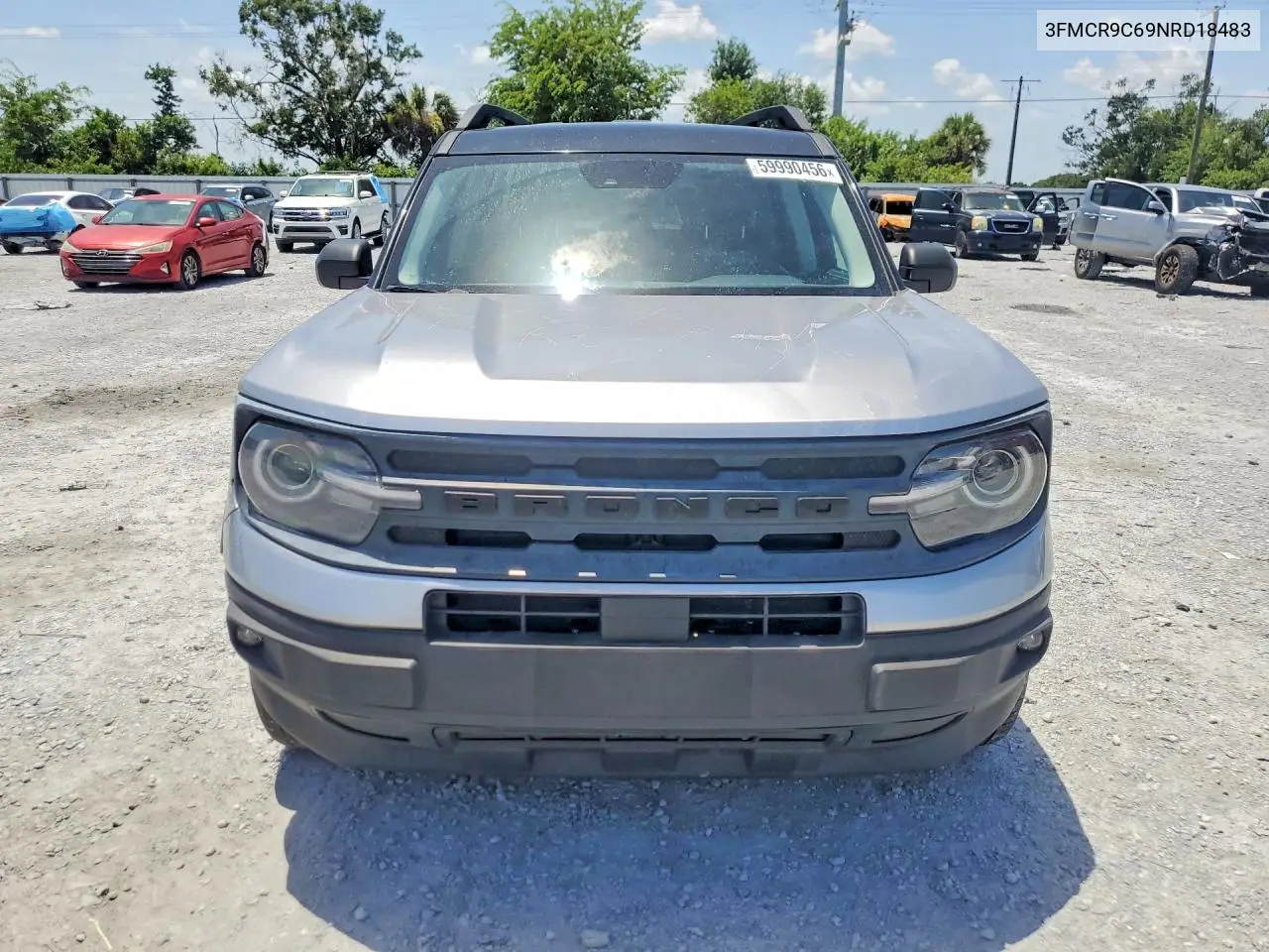 2022 Ford Bronco Sport Outer Banks VIN: 3FMCR9C69NRD18483 Lot: 59990456