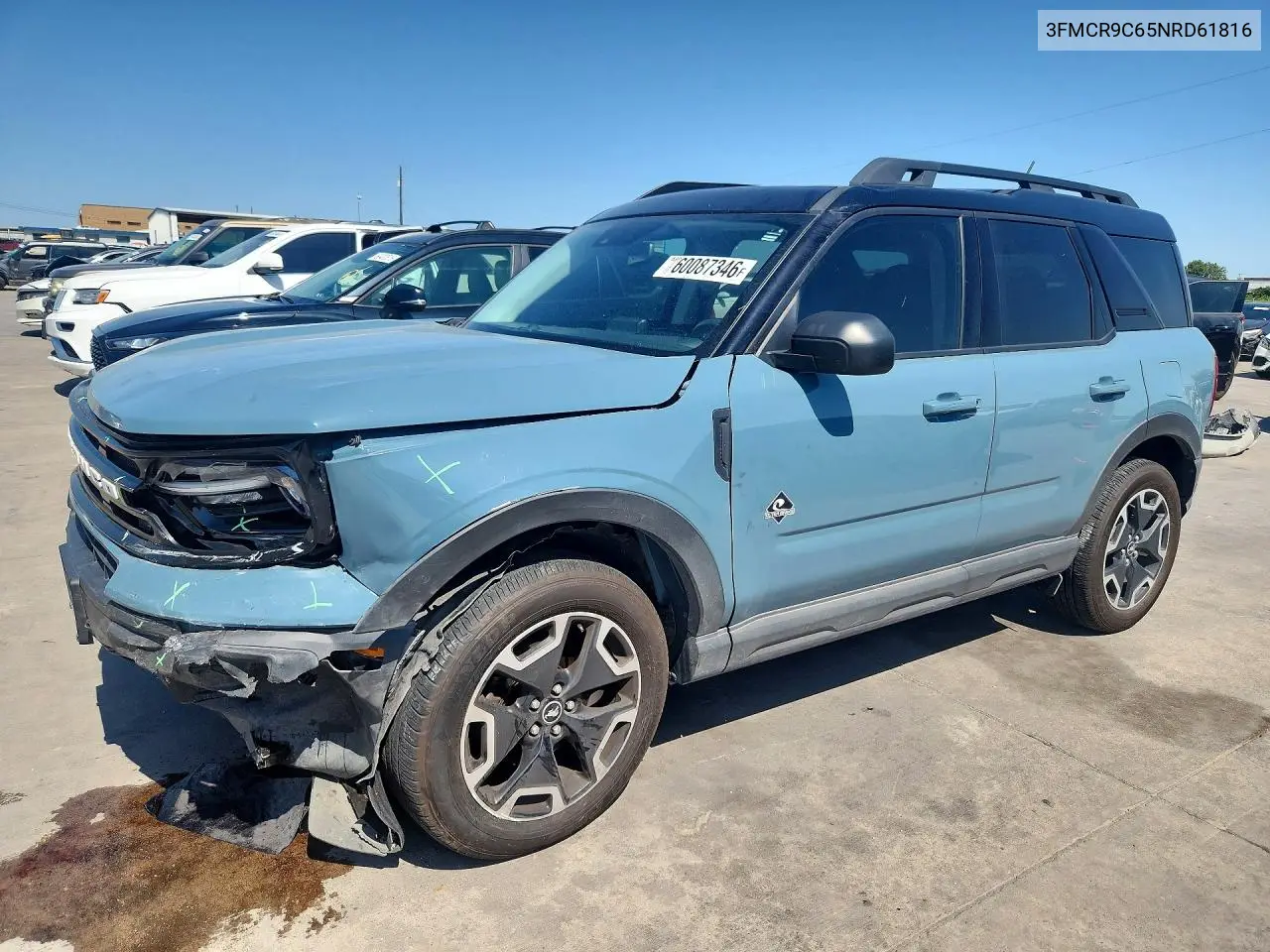 2022 Ford Bronco Sport Outer Banks VIN: 3FMCR9C65NRD61816 Lot: 60087346