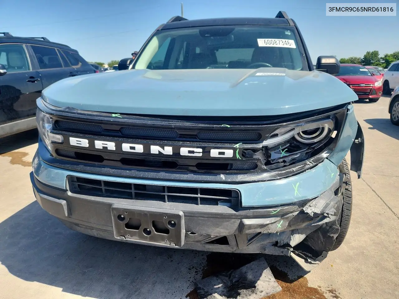 2022 Ford Bronco Sport Outer Banks VIN: 3FMCR9C65NRD61816 Lot: 60087346