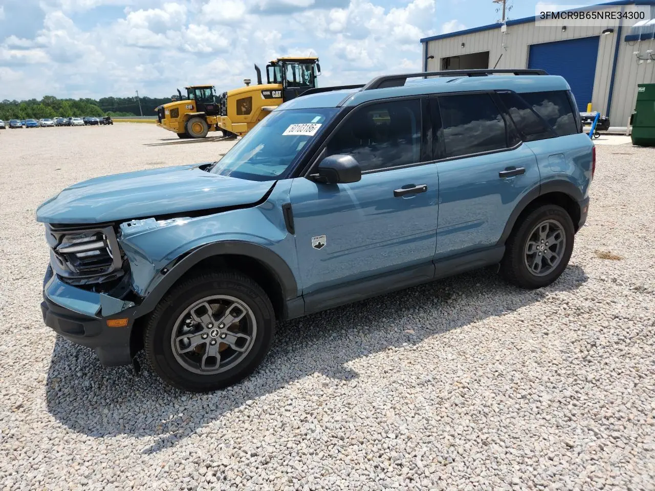 2022 Ford Bronco Sport Big Bend VIN: 3FMCR9B65NRE34300 Lot: 60103186