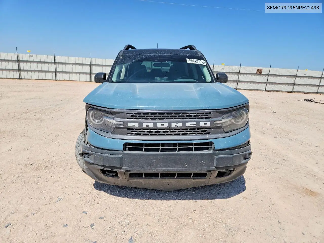 2022 Ford Bronco Sport Badlands VIN: 3FMCR9D95NRE22493 Lot: 60428376