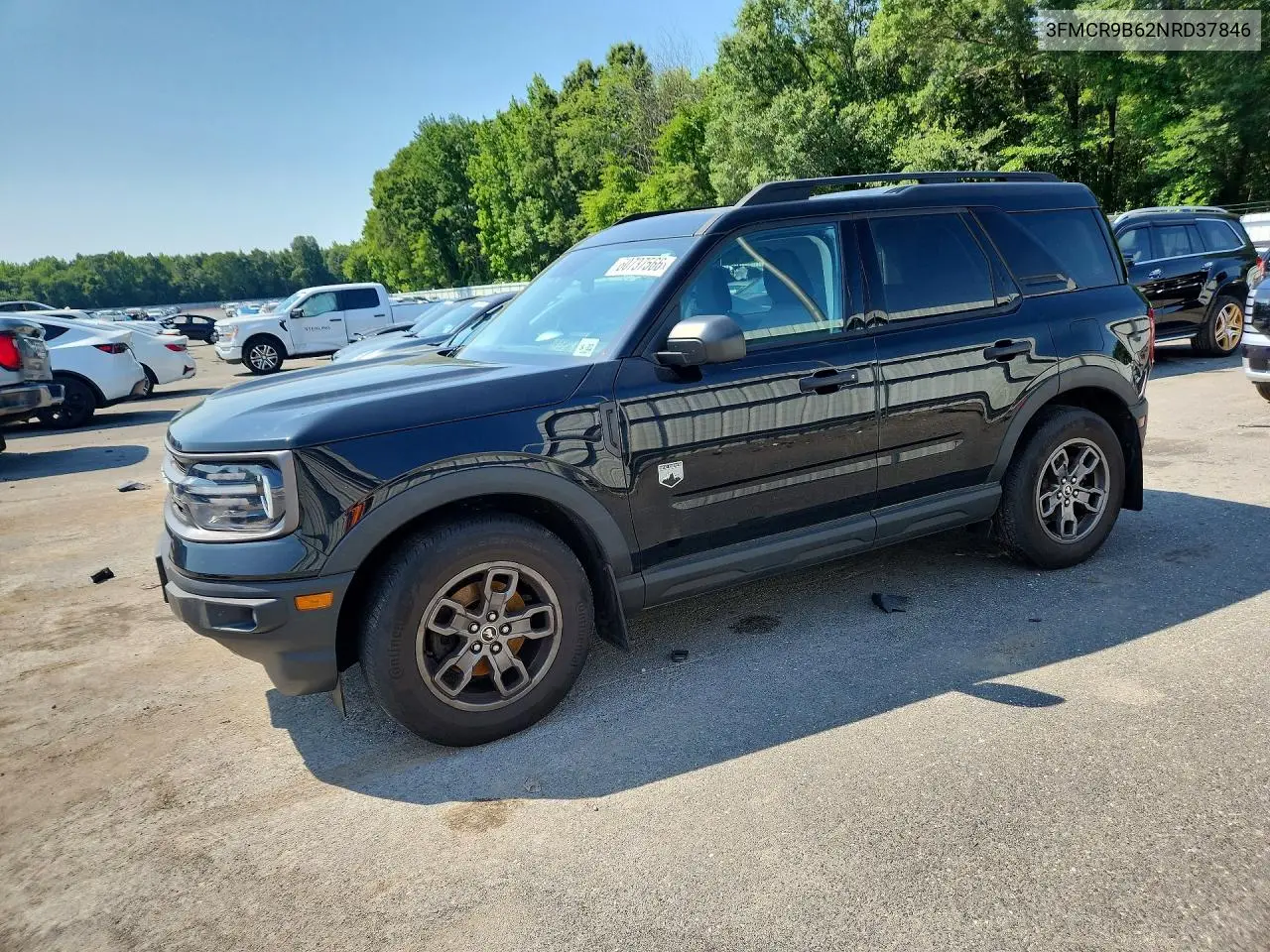 2022 Ford Bronco Sport Big Bend VIN: 3FMCR9B62NRD37846 Lot: 60737566