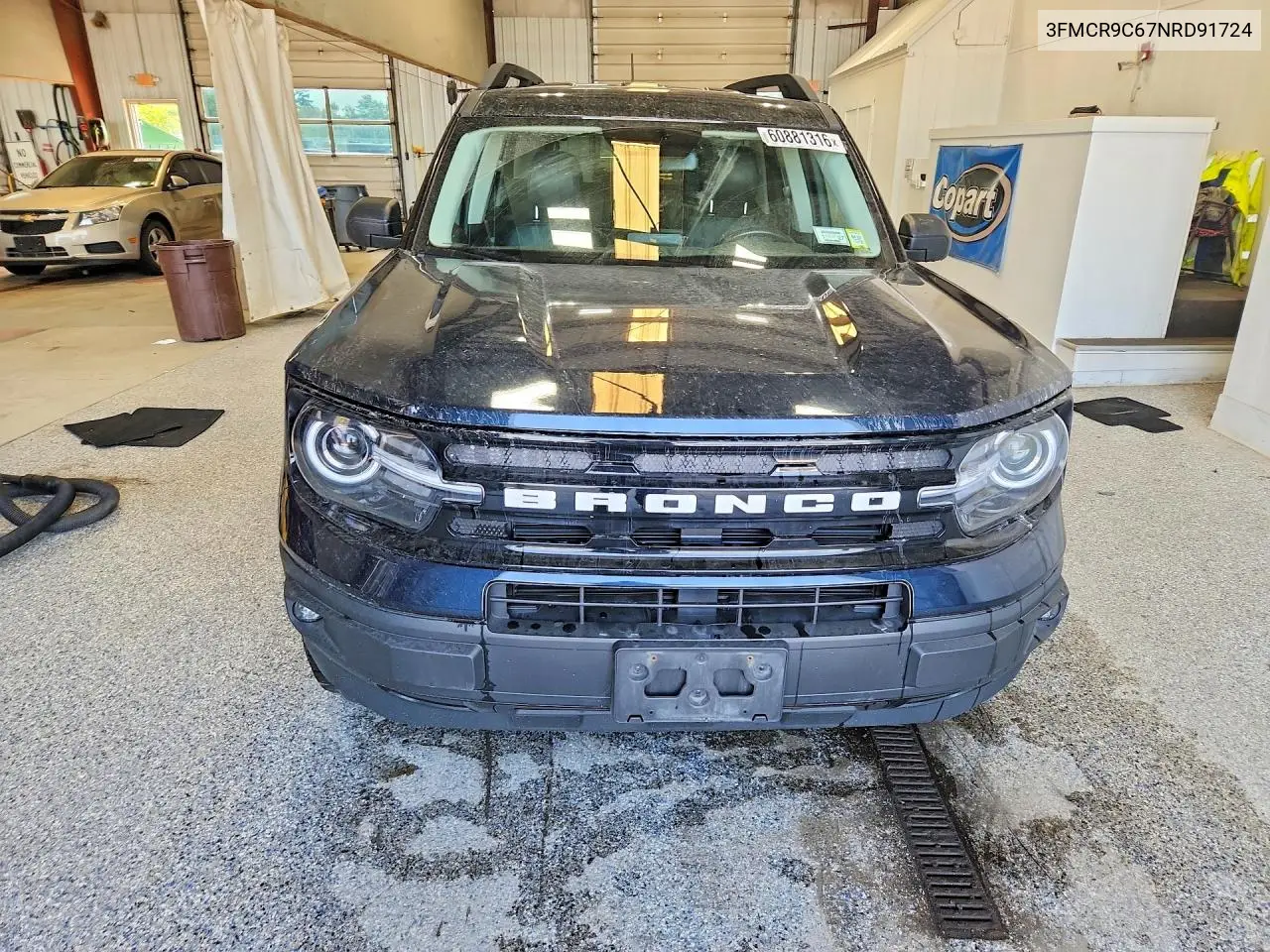 2022 Ford Bronco Sport Outer Banks VIN: 3FMCR9C67NRD91724 Lot: 60881316