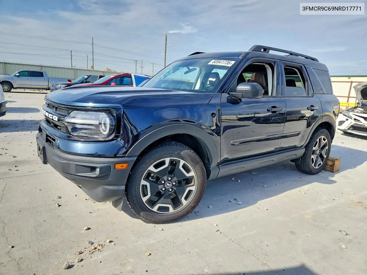 2022 Ford Bronco Sport Outer Banks VIN: 3FMCR9C69NRD17771 Lot: 60941736