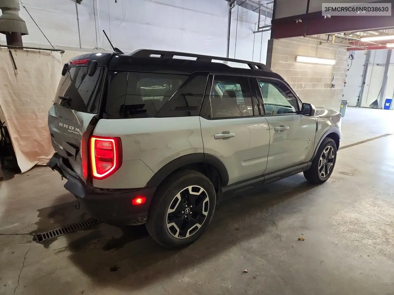 2022 Ford Bronco Sport Outer Banks VIN: 3FMCR9C68NRD38630 Lot: 61244656