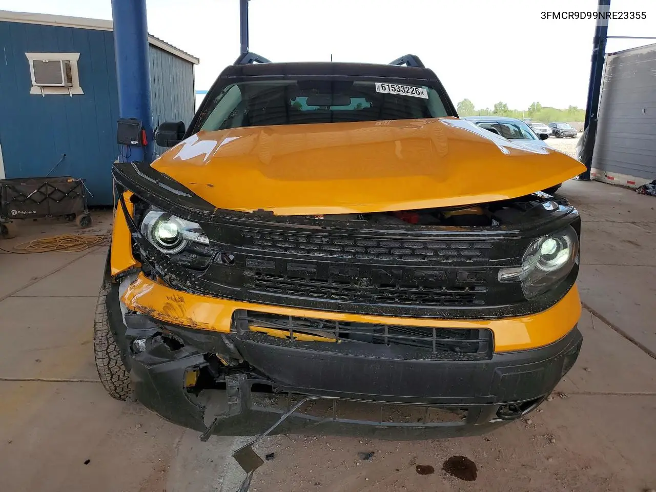 2022 Ford Bronco Sport Badlands VIN: 3FMCR9D99NRE23355 Lot: 61533226