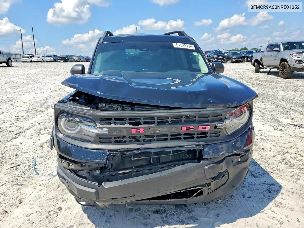 2022 Ford Bronco Sport VIN: 3FMCR9A60NRE01352 Lot: 61538776