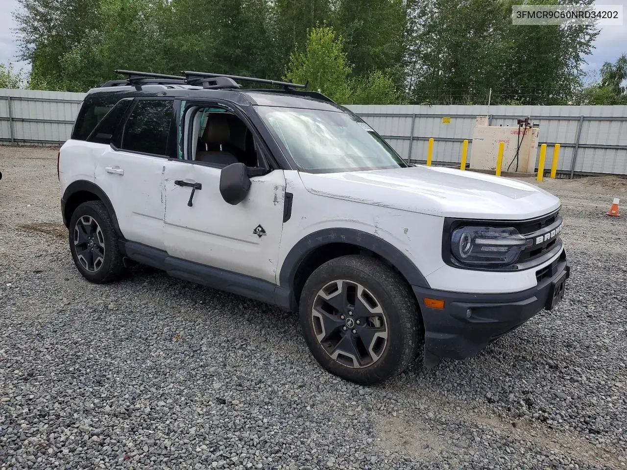 2022 Ford Bronco Sport Outer Banks VIN: 3FMCR9C60NRD34202 Lot: 61606236