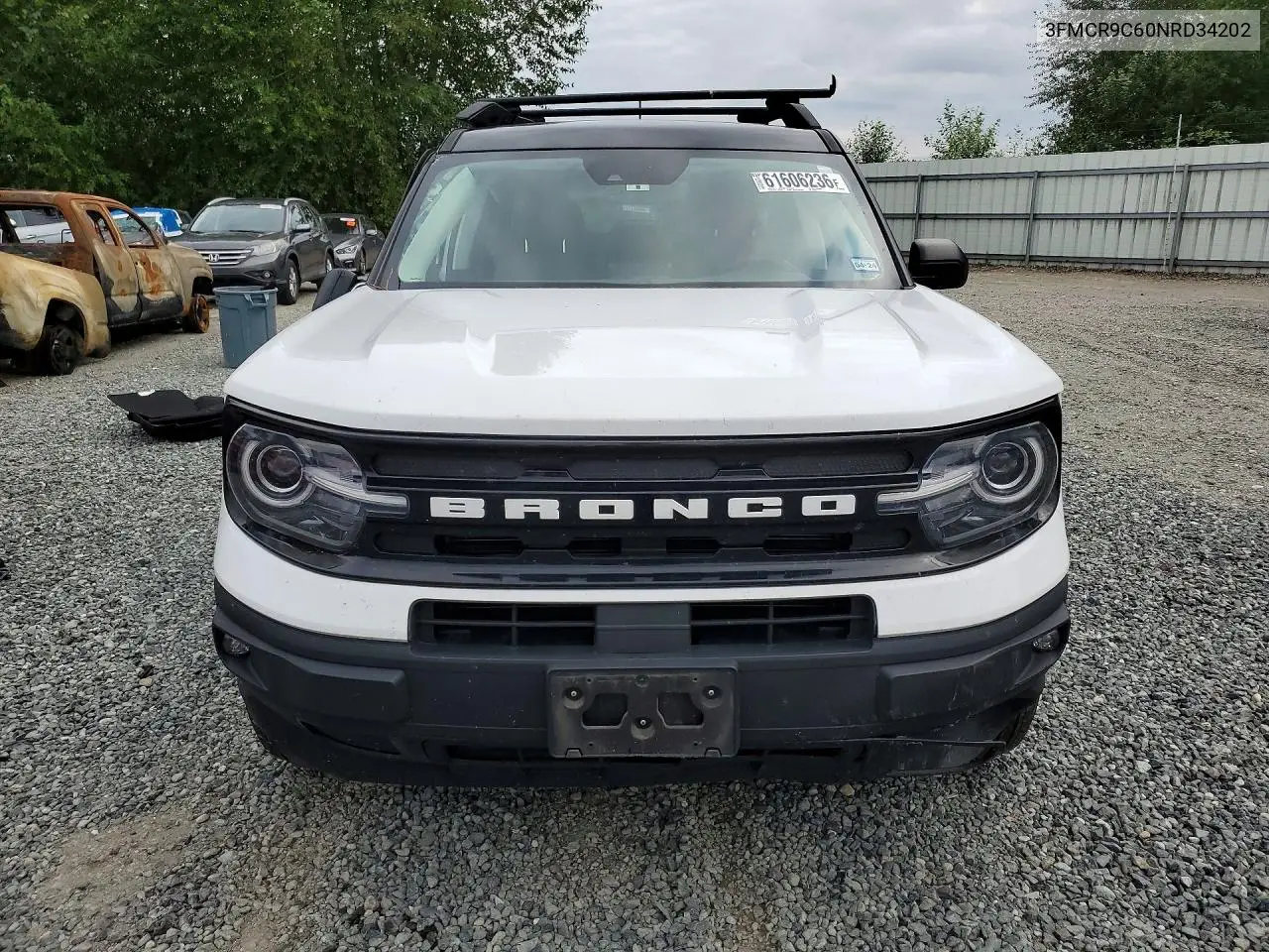 2022 Ford Bronco Sport Outer Banks VIN: 3FMCR9C60NRD34202 Lot: 61606236