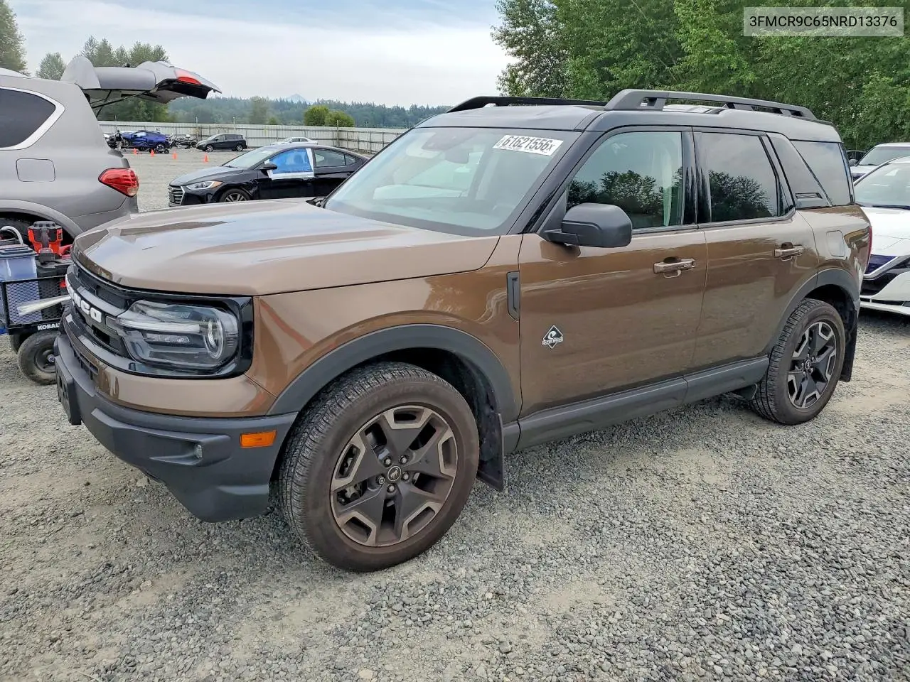 2022 Ford Bronco Sport Outer Banks VIN: 3FMCR9C65NRD13376 Lot: 61621556