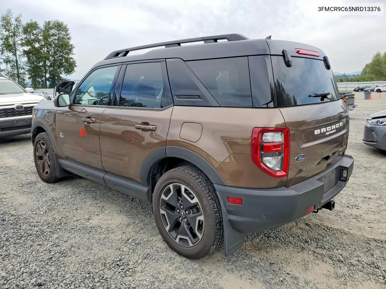 2022 Ford Bronco Sport Outer Banks VIN: 3FMCR9C65NRD13376 Lot: 61621556