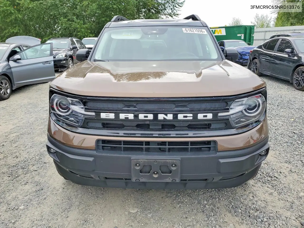2022 Ford Bronco Sport Outer Banks VIN: 3FMCR9C65NRD13376 Lot: 61621556