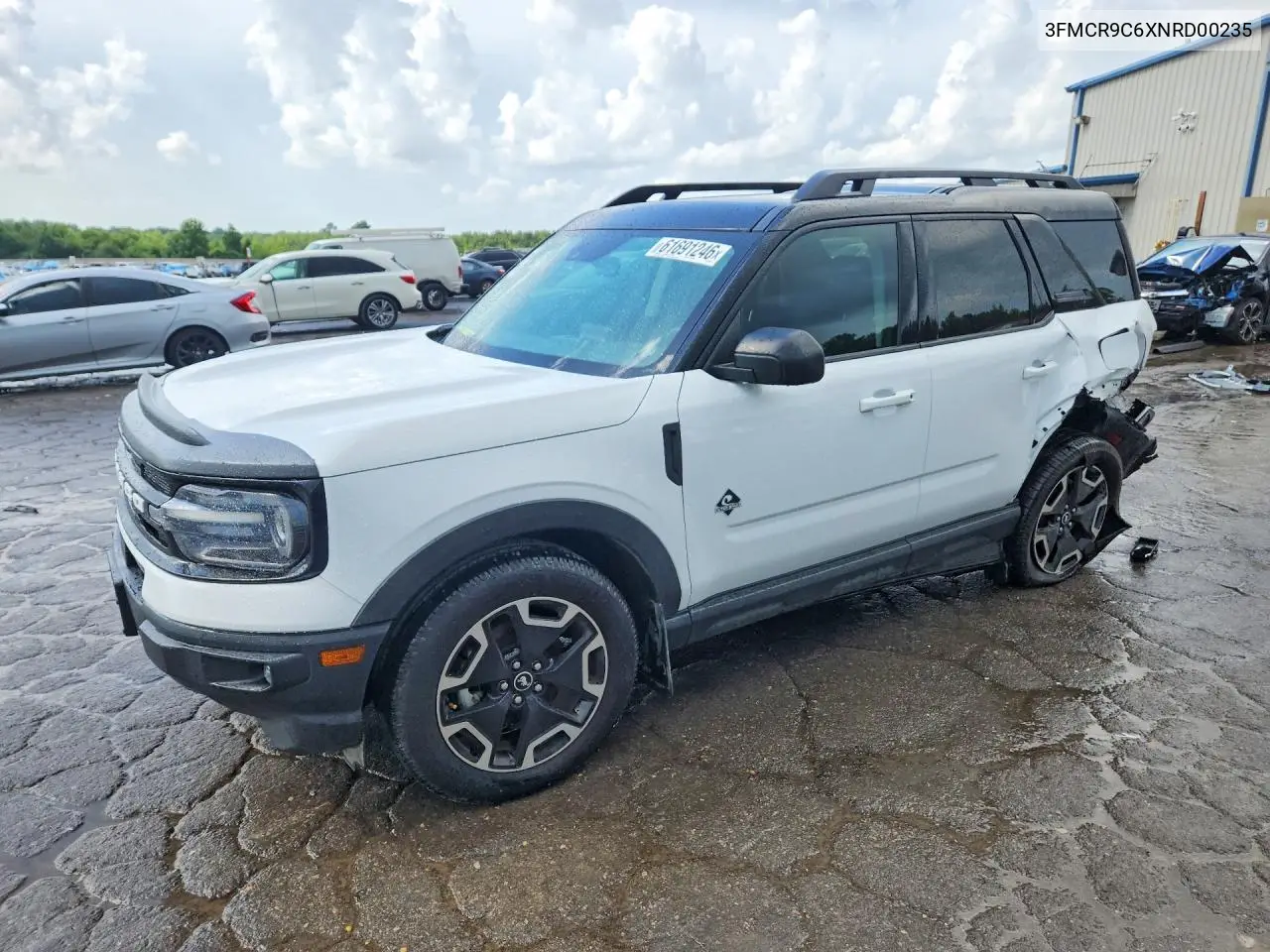 2022 Ford Bronco Sport Outer Banks VIN: 3FMCR9C6XNRD00235 Lot: 61691246