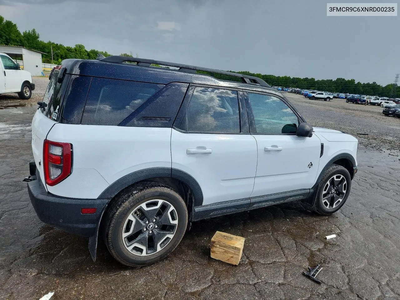 2022 Ford Bronco Sport Outer Banks VIN: 3FMCR9C6XNRD00235 Lot: 61691246