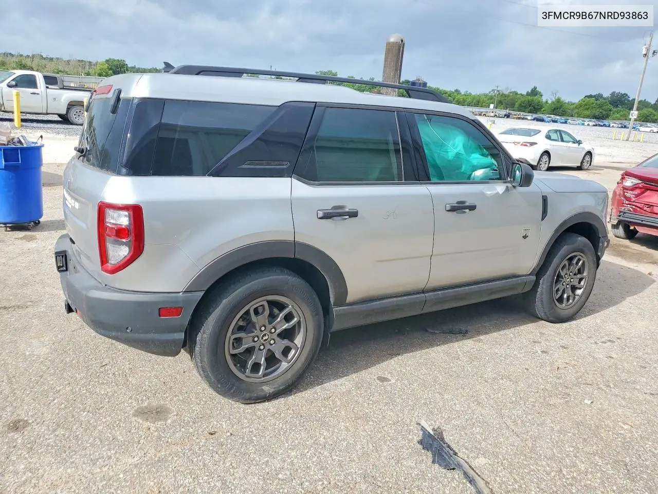 2022 Ford Bronco Sport Big Bend VIN: 3FMCR9B67NRD93863 Lot: 61822876