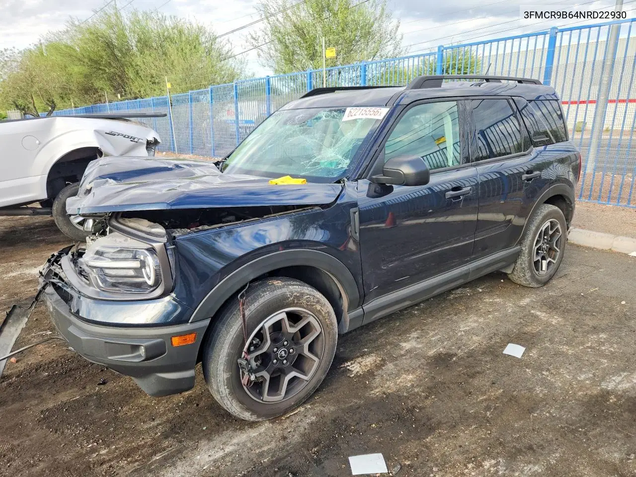 2022 Ford Bronco Sport Big Bend VIN: 3FMCR9B64NRD22930 Lot: 62215556