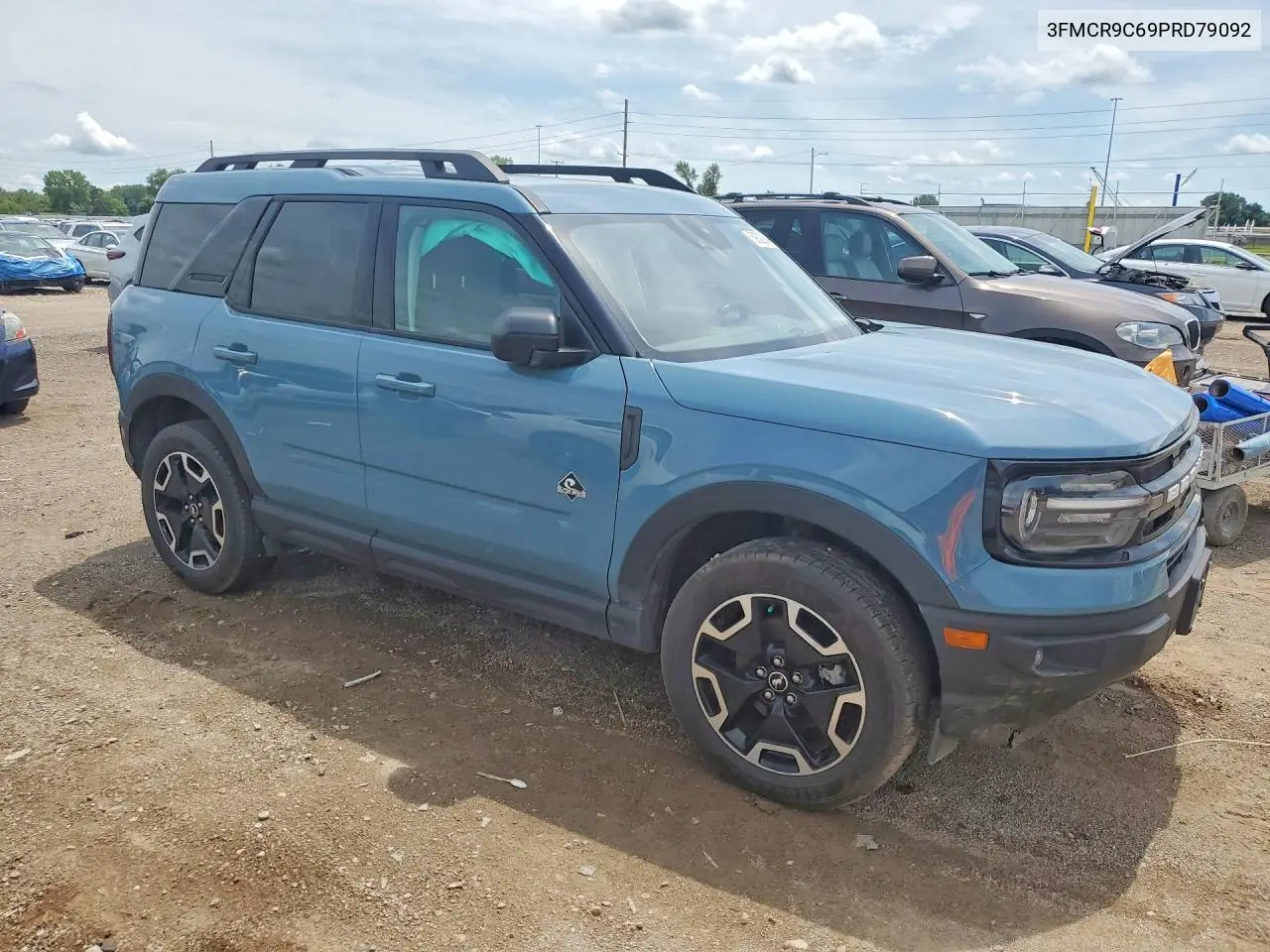 2023 Ford Bronco Sport Outer Banks VIN: 3FMCR9C69PRD79092 Lot: 59329246