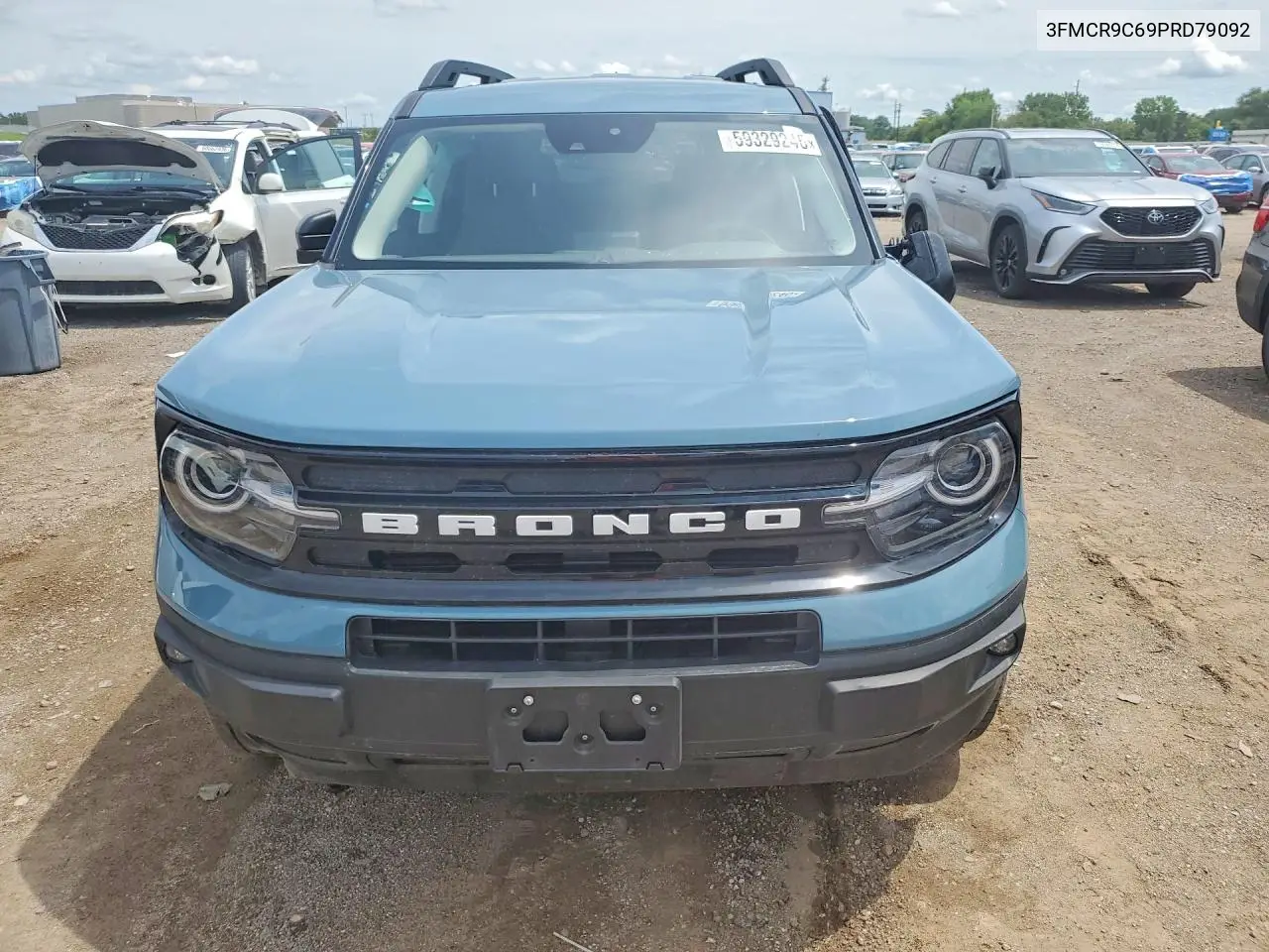 2023 Ford Bronco Sport Outer Banks VIN: 3FMCR9C69PRD79092 Lot: 59329246