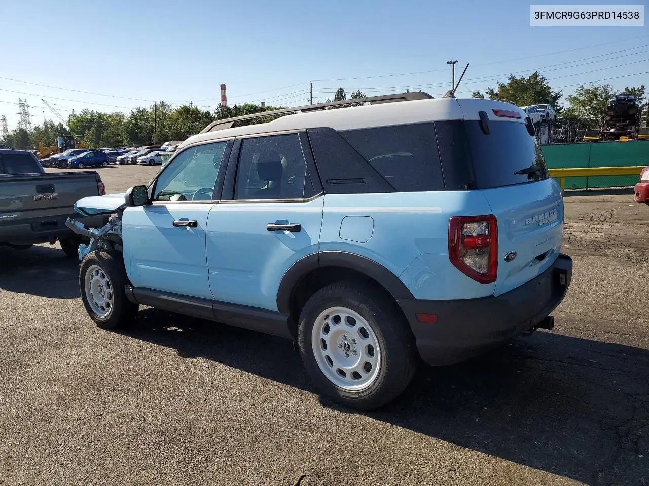 2023 Ford Bronco Sport Heritage VIN: 3FMCR9G63PRD14538 Lot: 59827056