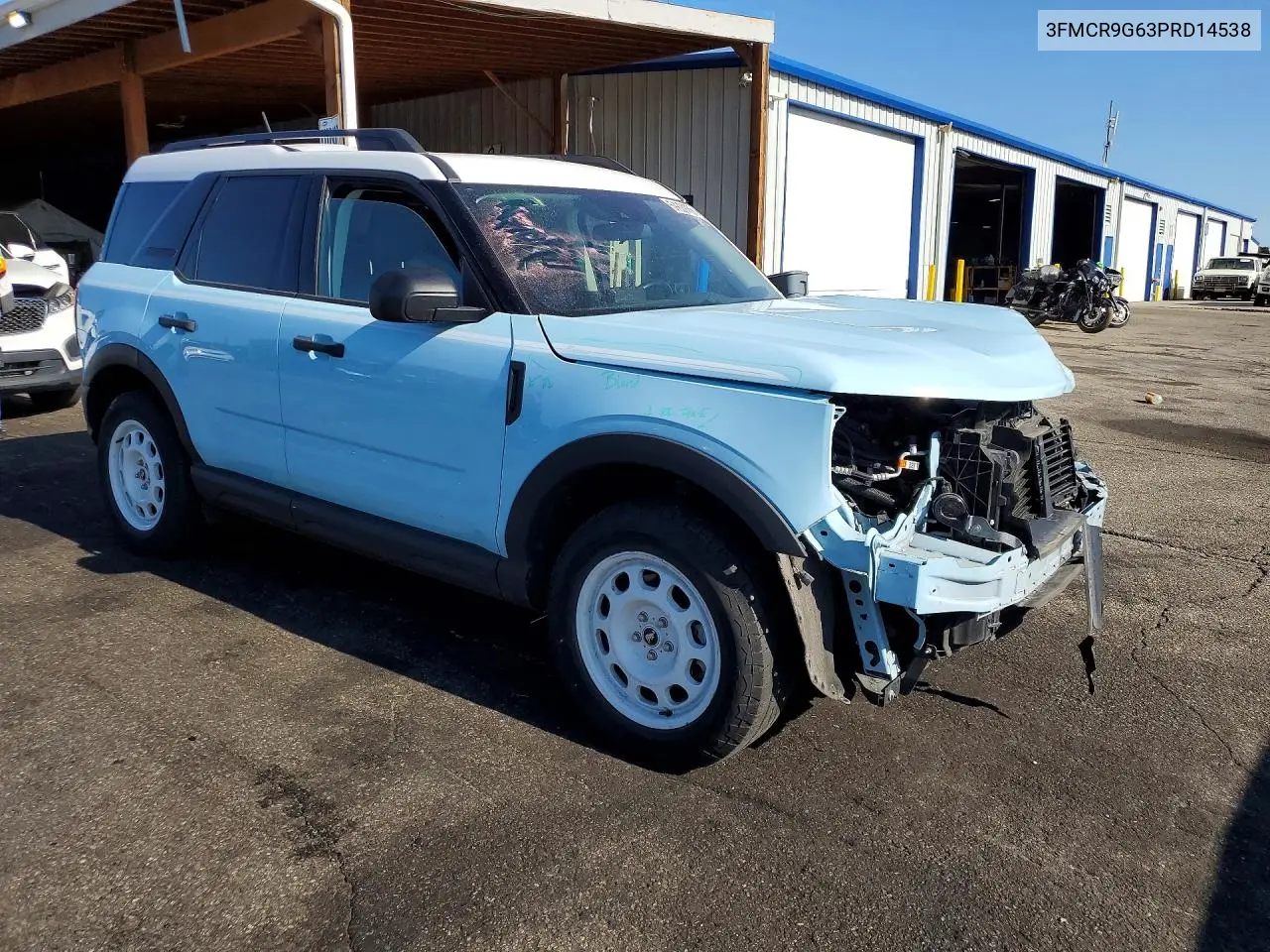 2023 Ford Bronco Sport Heritage VIN: 3FMCR9G63PRD14538 Lot: 59827056