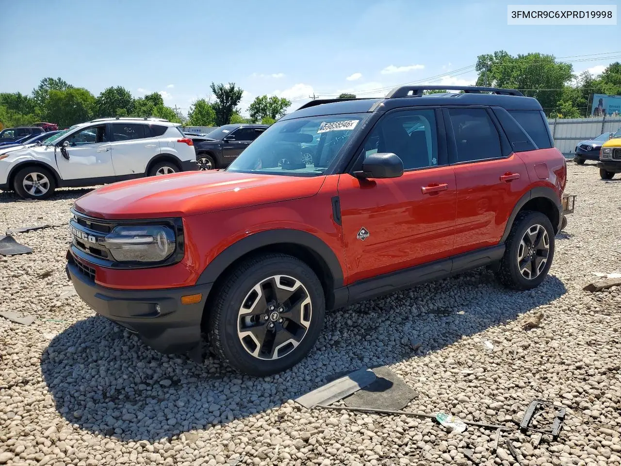 2023 Ford Bronco Sport Outer Banks VIN: 3FMCR9C6XPRD19998 Lot: 59858546