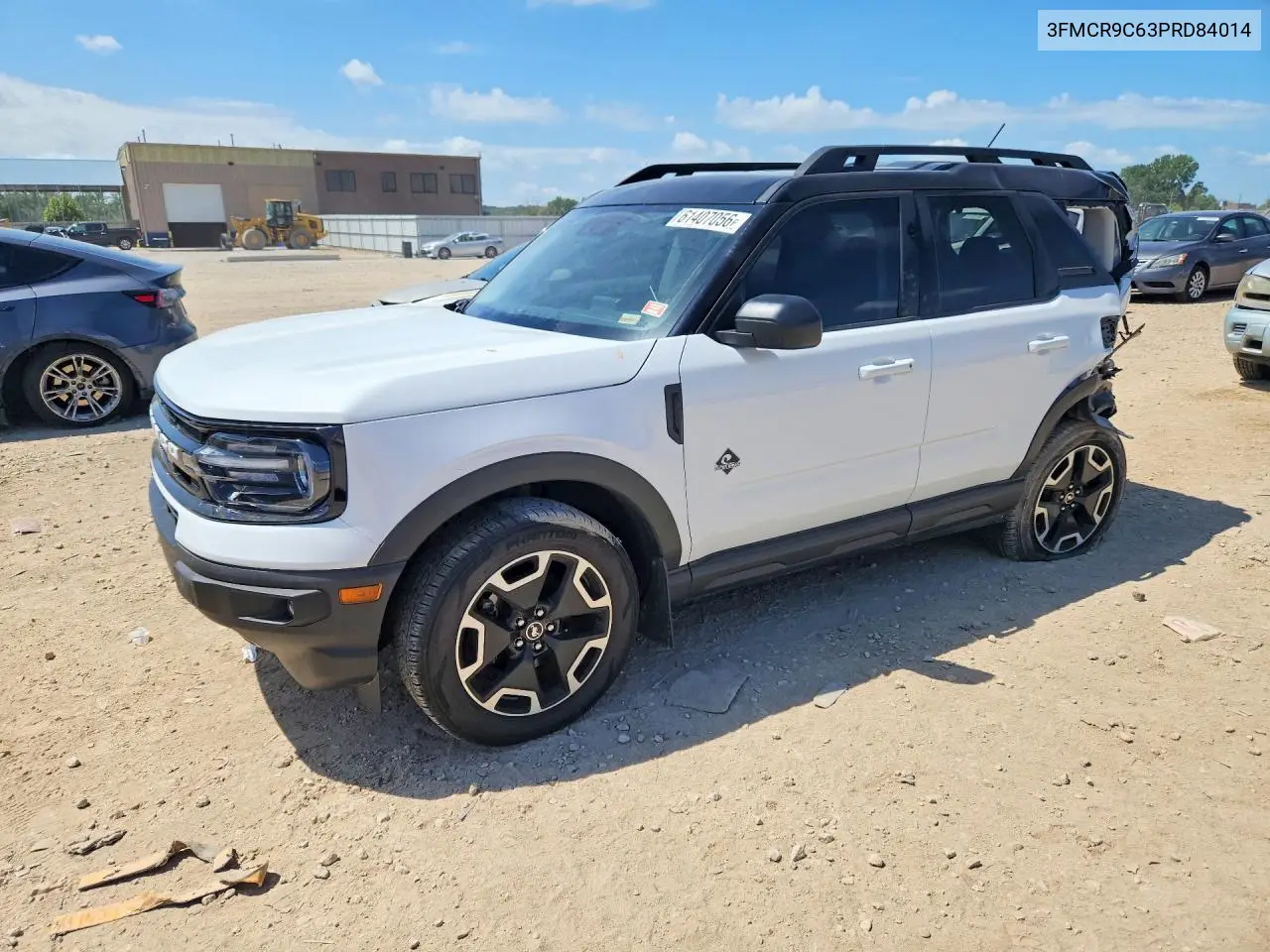 2023 Ford Bronco Sport Outer Banks VIN: 3FMCR9C63PRD84014 Lot: 61407056