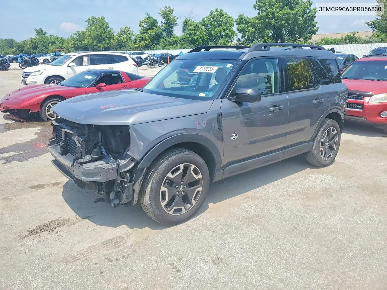 2023 Ford Bronco Sport Outer Banks VIN: 3FMCR9C63PRD56830 Lot: 61520086