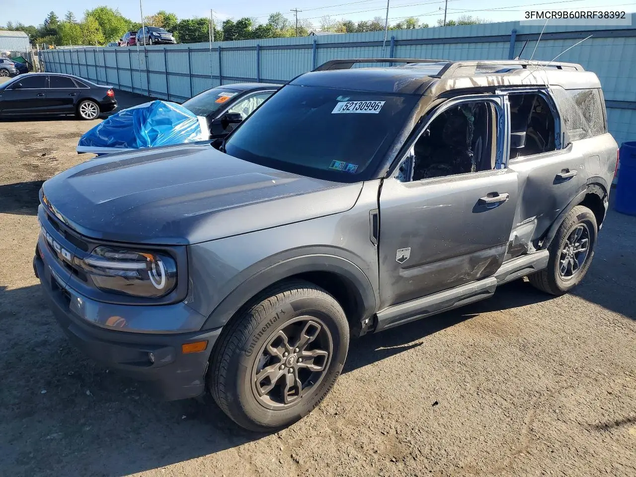 2024 Ford Bronco Sport Big Bend VIN: 3FMCR9B60RRF38392 Lot: 52130996