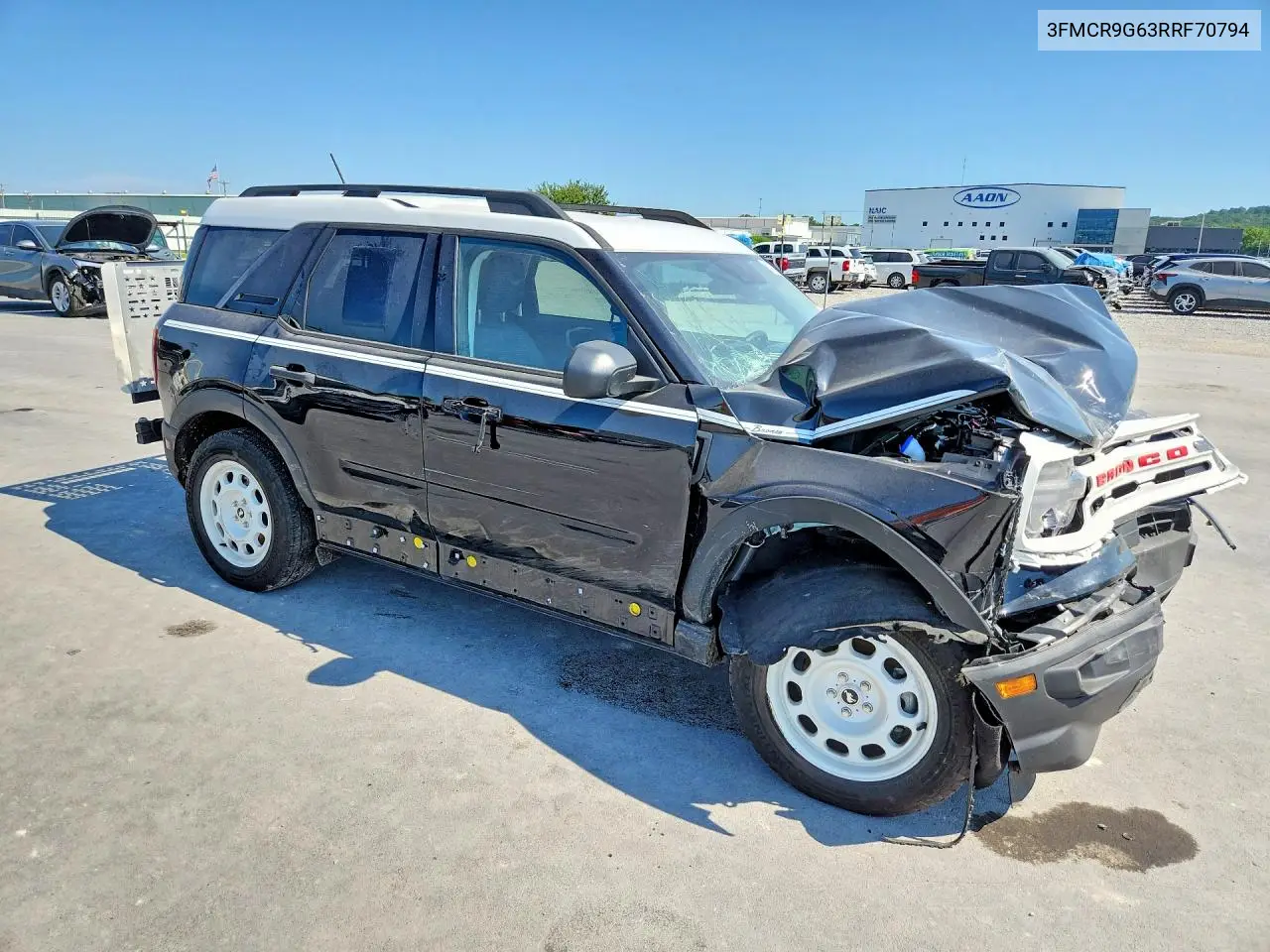 2024 Ford Bronco Sport Heritage VIN: 3FMCR9G63RRF70794 Lot: 60314116