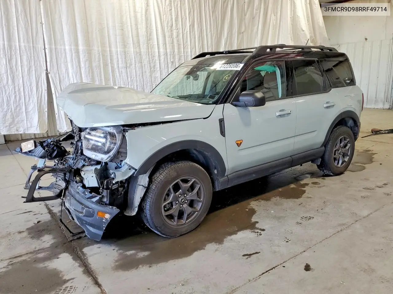 2024 Ford Bronco Sport Badlands VIN: 3FMCR9D98RRF49714 Lot: 61226596