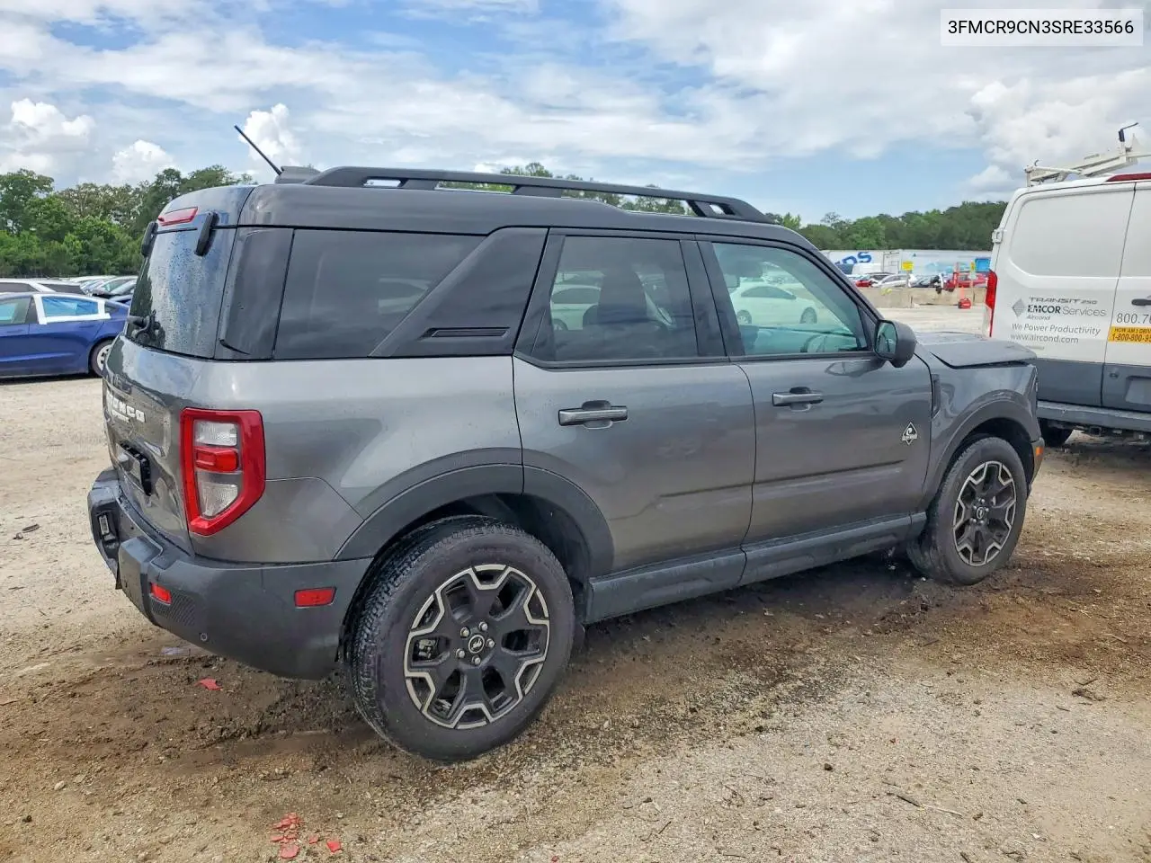 2025 Ford Bronco Sport Outer Banks VIN: 3FMCR9CN3SRE33566 Lot: 54713946