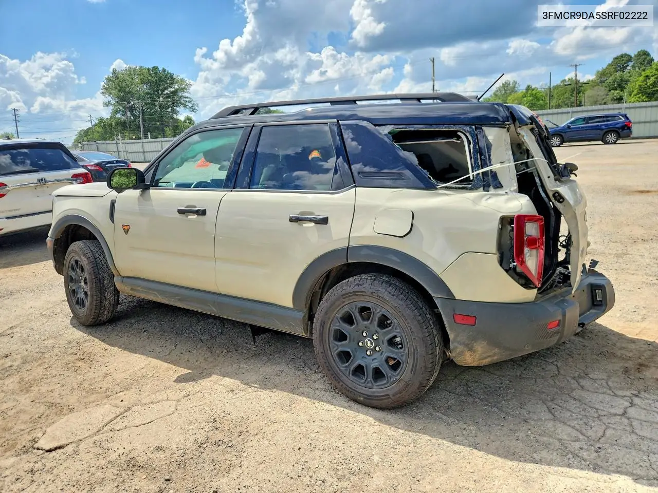 2025 Ford Bronco Sport Badlands VIN: 3FMCR9DA5SRF02222 Lot: 56713796